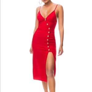 Red dress